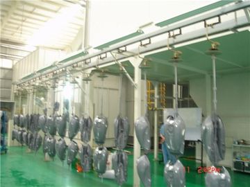 China Lampen-elektrostatische Spray-Pulver Coatng-Fertigungsstraße mit manuellem Abstauben und Phase 3 fournisseur