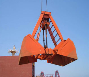 China Mechanisches Steuerbulkladungs-Schiffs-einzelnes Seil-Zupacken für das Laden des Massenmaterials fournisseur
