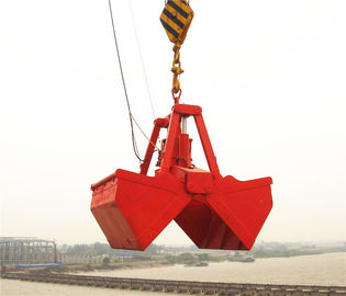 China Iso-Norm 25T 6 - 12m ³ elektrisches hydraulisches Maschinenhälften-Zupacken für Massengutschiff-Schiffs-Kran fournisseur