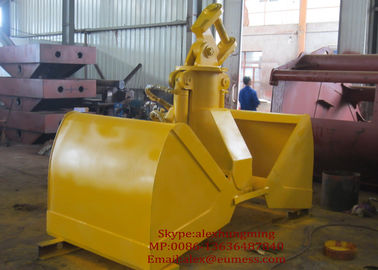 China Baugerät-Bagger-Maschinenhälften-hydraulischer Greifer kundengebundene Farbe fournisseur