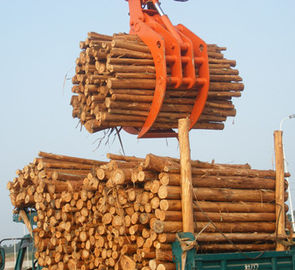 China Leistungsfähiges Bagger-Zupacken-Zubehör-hält sich hydraulisches Bauholz-Zupacken/Bagger-Holz fest fournisseur