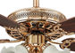 Galvanisiertes Rosen-Goldmoderne Deckenlüfter-Leuchten mit dem Eisen, acrylsauer fournisseur