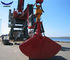 Roter hydraulischer Antriebs-Maschinenhälften-Greifer für Bagger oder der Kran, der Felsen behandelt und rangieren 1.6m ³ aus fournisseur
