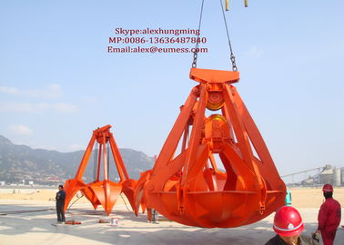 China Mechanisches Werkzeug-orange Schalen-Mineralpulver hält fest sich,/Zupacken für Bulkladungs-Laden fournisseur