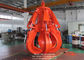 elektrisches hydraulisches Kran-Zupacken der orange Schalen-10T für Stahl)schrott-hohe Leistungsfähigkeit fournisseur